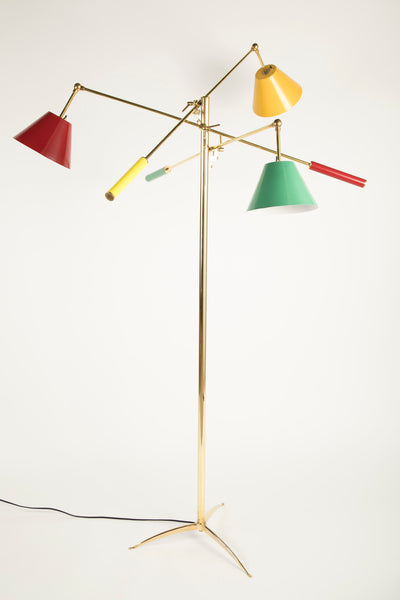 Triennale Floor Lamp Attributed to Gino Sarfatti – Avery & Dash Collections