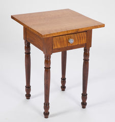 19th Century American Tiger Maple Table