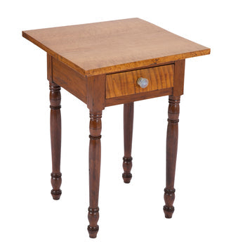 19th Century American Tiger Maple Table