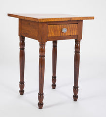 19th Century American Tiger Maple Table