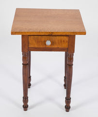 19th Century American Tiger Maple Table