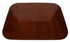 A Regency Double Pillar Two Part Mahogany Tilt Top Dining Table