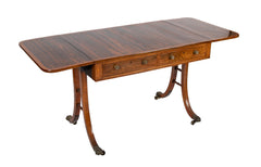 Regency Rosewood Sofa Table Attributed to Gillows