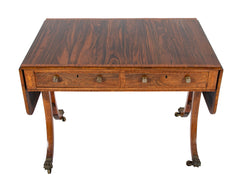 Regency Rosewood Sofa Table Attributed to Gillows