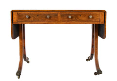 Regency Rosewood Sofa Table Attributed to Gillows