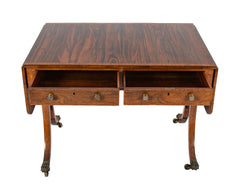 Regency Rosewood Sofa Table Attributed to Gillows