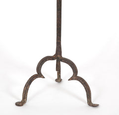 Wrought Iron Pricket Candlestick