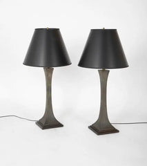 Pair of Stewart Ross James Bronze Table Lamps for Hansen