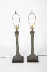 Pair of Stewart Ross James Bronze Table Lamps for Hansen