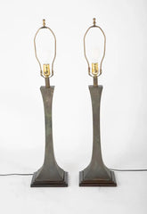 Pair of Stewart Ross James Bronze Table Lamps for Hansen