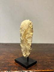 Neolithic Flint Axe Head Mounted on a Steel Base, Great Britain 4400-2200 BC