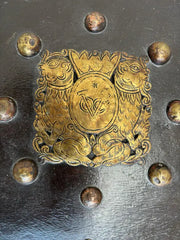 18th Century Dutch Colonial Teak Chest with Brass and Copper Mounts