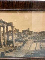 19th Century Italian Grand Tour Photograph of the Roman Forum