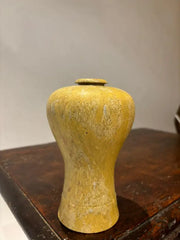 19th Century Japanese Carved Stone Bud Vase