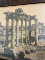 19th Century Italian Grand Tour Photograph of the Roman Forum