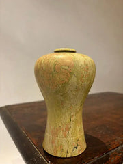 19th Century Japanese Carved Stone Bud Vase