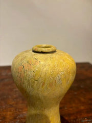 19th Century Japanese Carved Stone Bud Vase