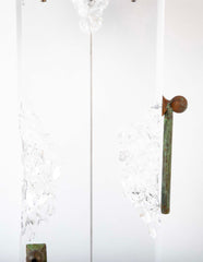 Lucite "Chipped Ice" Table Lamp by Van Teal