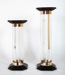 Pair of Mid-Century Lucite Pedestals