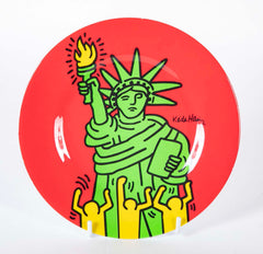 Set of 6 Keith Haring Melamine Plates - Also Priced Individually