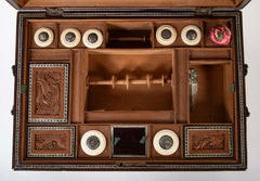 19th Century Anglo-Indian Sadeli Sewing/Work Box