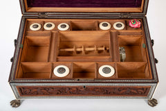 19th Century Anglo-Indian Sadeli Sewing/Work Box