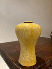 19th Century Japanese Carved Stone Bud Vase