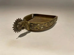 18th Century Spanish Colonial Bronze and Steel Spur