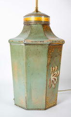 Pair of Chinoiserie Tea Canisters as Lamps