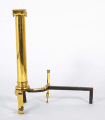 A Set of Early 20th Century Brass Andirons