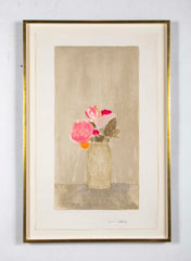 "Still Life with Flowers" Lithograph in Colors by Bernard Cathelin