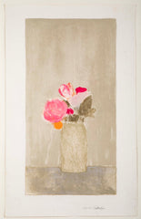 "Still Life with Flowers" Lithograph in Colors by Bernard Cathelin