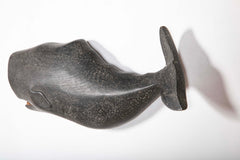 Carved Sperm Whale by Clark G Voorhees