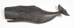 Carved Sperm Whale by Clark G Voorhees