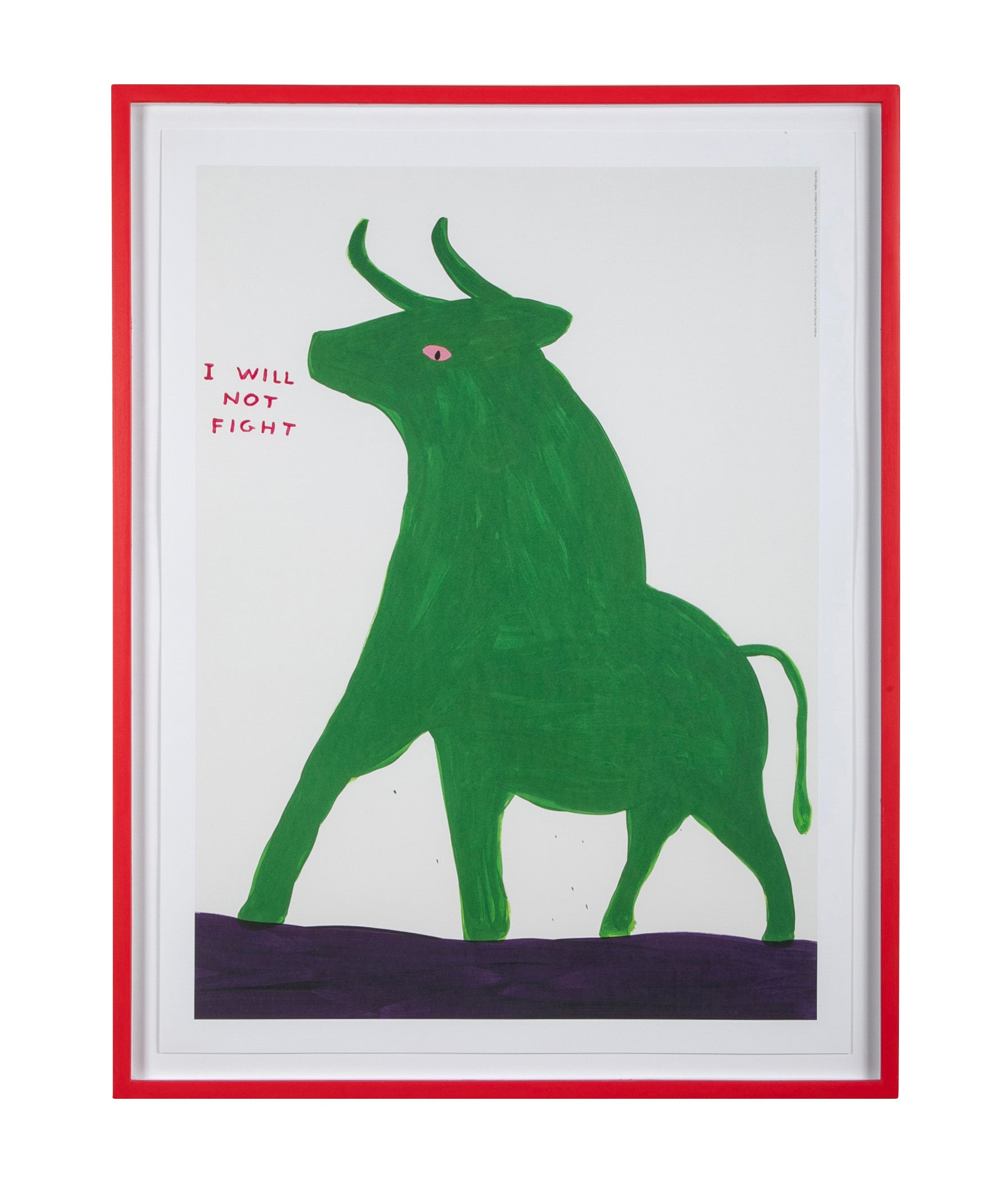 David Shrigley (b.1968) Print of Bull 