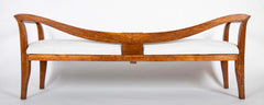 Emilio Lancia Bench with Wave Form Oak Back and Legs