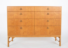 Pair of Borge Mogensen Oak & Brass Chests