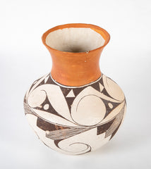 Mid 20th Century Acoma Vessel with Extended Flared Neck