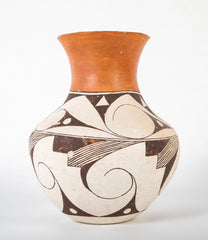 Mid 20th Century Acoma Vessel with Extended Flared Neck