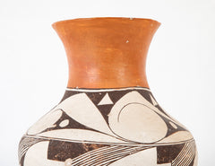 Mid 20th Century Acoma Vessel with Extended Flared Neck