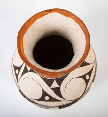 Mid 20th Century Acoma Vessel with Extended Flared Neck