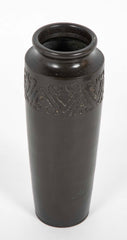 20th Century Japanese Patinated Bronze Vase