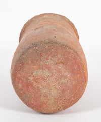 Straight Sided Red Clay Vessel