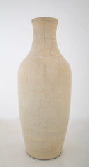 Chinese Cream Crackle Glaze Qing Dynasty Vase