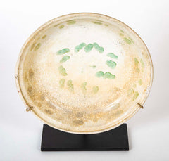 15th Century Vietnamese Green Enamel Bowl with Creamy Glaze