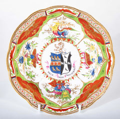 Chamberlain & Co. "Bishop Sumner" or "Dragons in Compartments" Pair of Plates