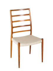 Niels Moller Rosewood Ladder Back Side Chair