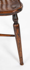 Late 18th Century American Bow Back Windsor Chair with Elm Seat