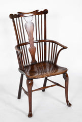 An English Late 18th Century Comb Back Windsor Armchair