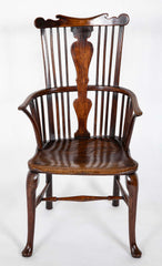 An English Late 18th Century Comb Back Windsor Armchair